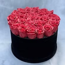 Antique red roses