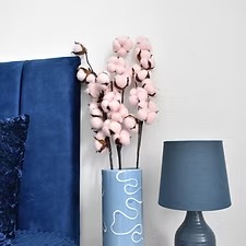 Blue and white ceramic Vase